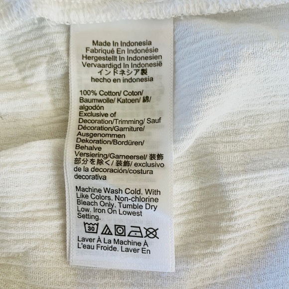 J.Crew White Pull-on wrap cover-up skirt - Picture 9 of 13